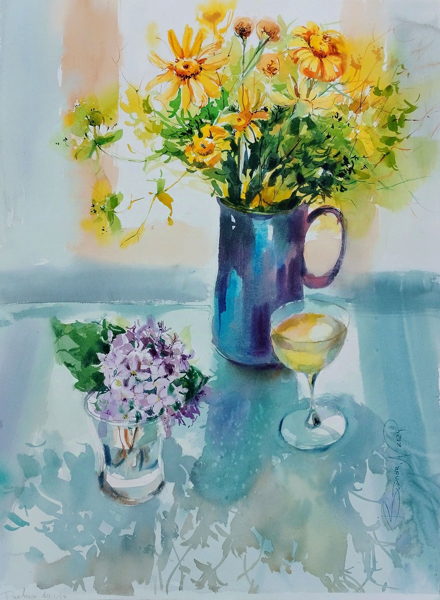 Aquarelle florale