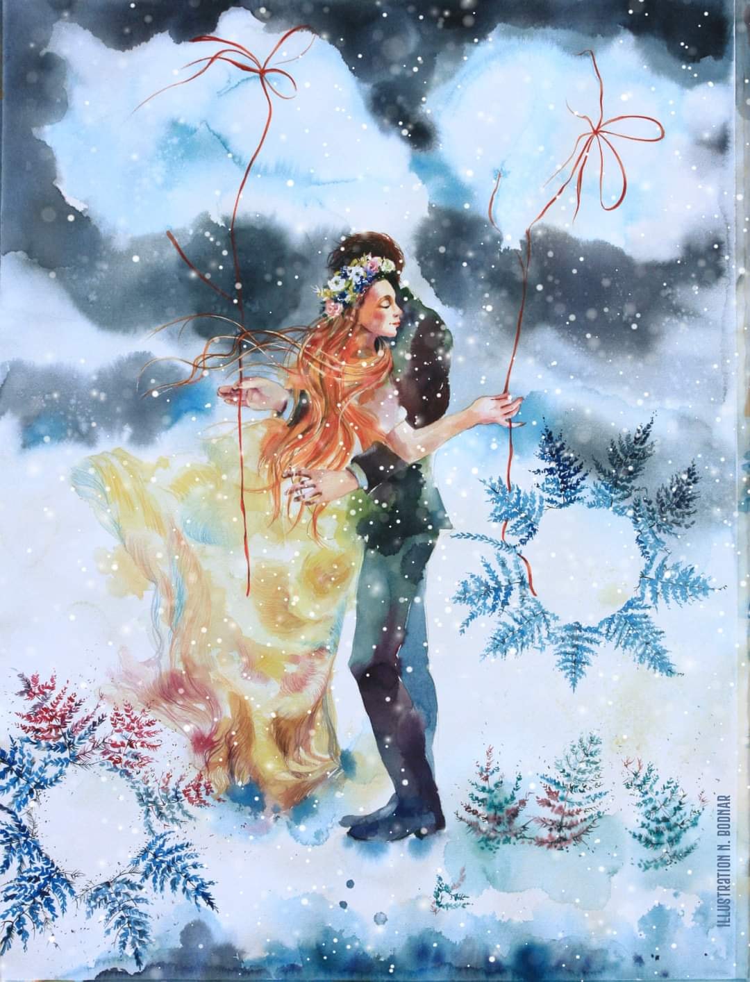 Illustration poétique figurative